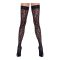 Cottelli Legwear - párducmintás combfix fekete