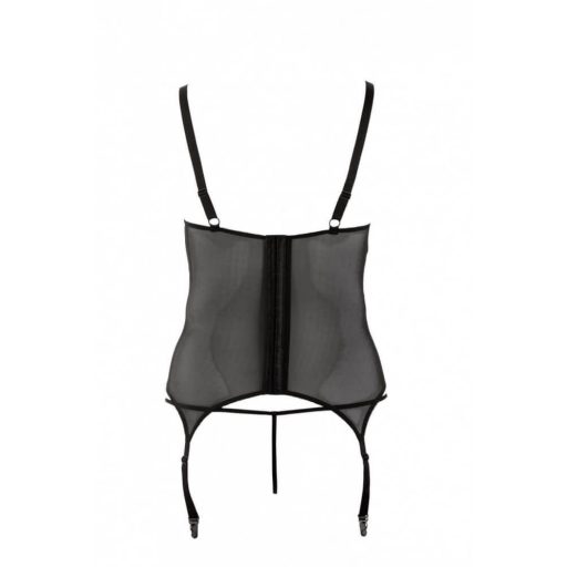 Cottelli - Virágos női felső, telt idomokra fekete