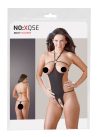 NO:XQSE - Nyitott, strasszos szexbody - fekete S-L NO:XQSE - Nyitott, strasszos szexbody - fekete S-L