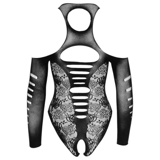 NO:XQSE - masnis body, hosszú ujjal - fekete S-L