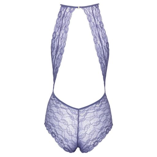 Kissable - nyakpántos, csipke body lila