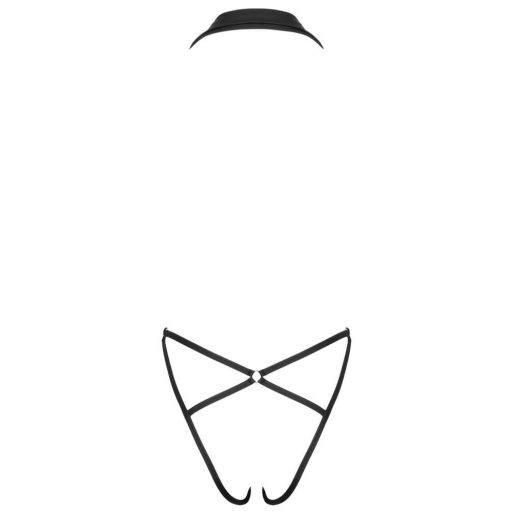 Cottelli Party - galléros body (fekete)