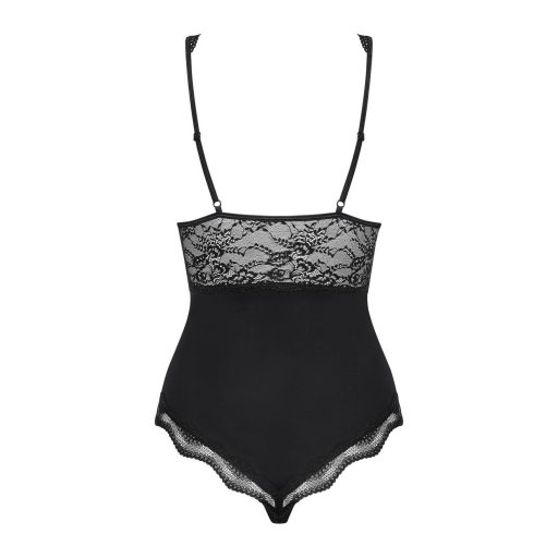 Obsessive Luvae - body áttetsző mellrésszel fekete
