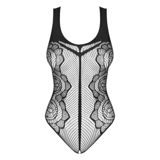 Obsessive B335 - áttetsző, nyitott body fekete - S-L