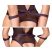 Cottelli Bondage - nyitott body és kar bilincs (fekete)