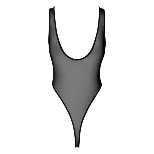 Noir - áttetsző body fekete