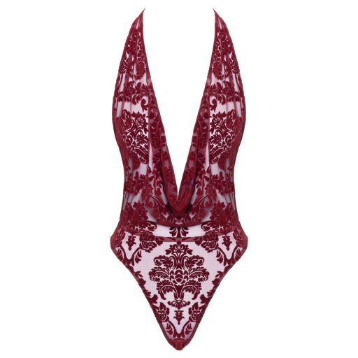 Noir Kink Royal - áttetsző body (piros)