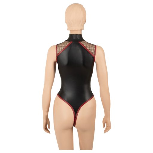 Cottelli - cipzáras necc body (fekete)