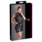 Cottelli Plus Size - fényes sifon szexi ruha nőknek (fekete)