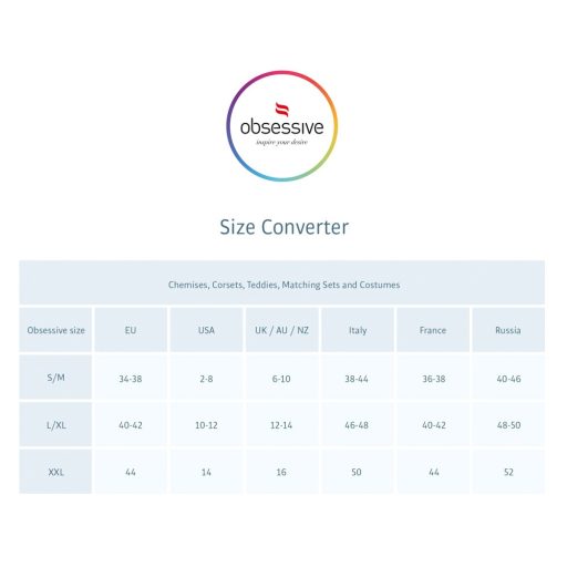 Obsessive 828-CHE-1 - strasszos pántos ruha tangával fekete