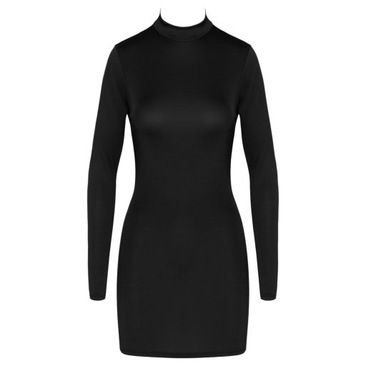 Cottelli - nyitott hátú, láncos miniruha (fekete)