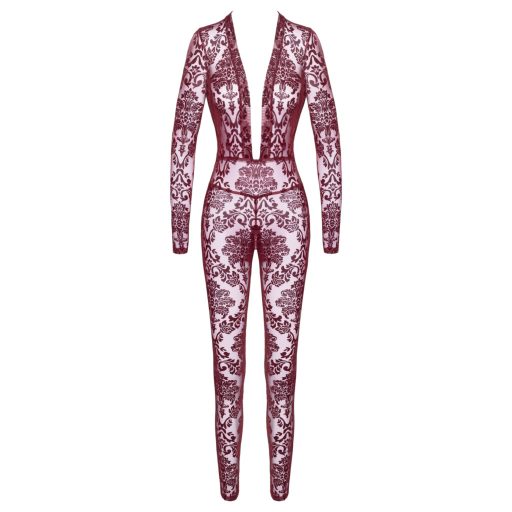 Noir Kink Royal - áttetsző cicaruha (piros)