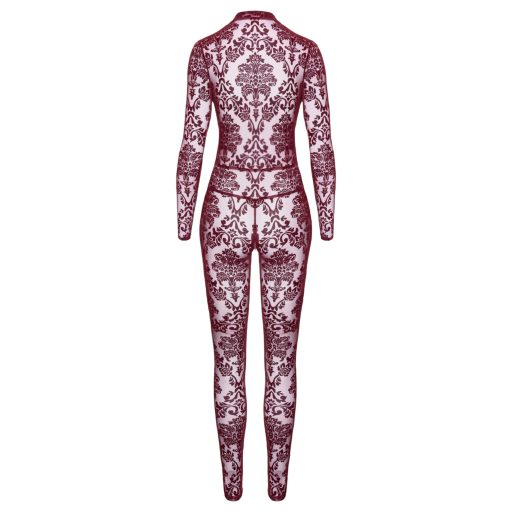 Noir Kink Royal - áttetsző cicaruha (piros)