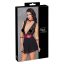 Cottelli Bondage - nyakpántos csipkés babydoll fekete