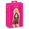 Kissable - nyakpántos, csipke babydoll fekete