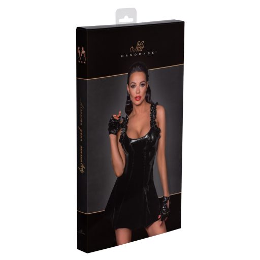 / Noir - fodros miniruha (fekete)