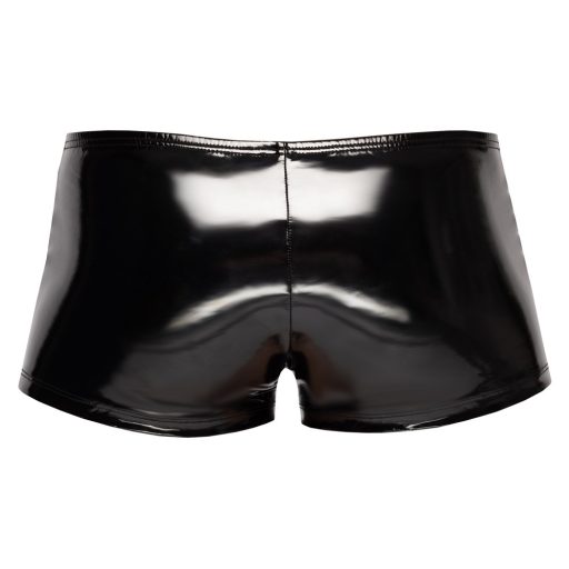 Black Level - cipzáras, fényes férfi short (fekete)