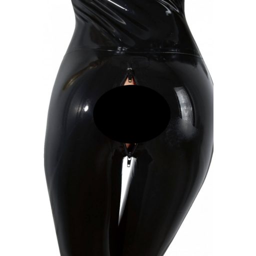 LATEX - hosszúujjú női overál (fekete) - XS