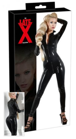 LATEX - hosszúujjú női overál (fekete)