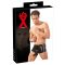 LATEX - boxer péniszköpennyel fekete