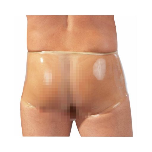 Late X - latex boxer beépített péniszköpennyel (testszínű)