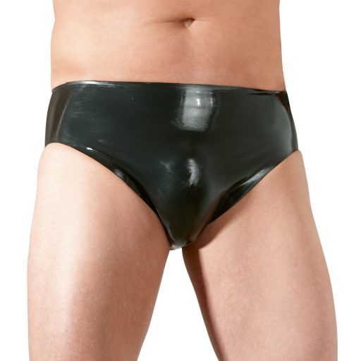 LATEX - férfi alsó belső péniszes anál dildóval fekete