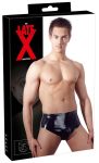 LATEX - férfi alsó belső kúpos anál dildóval fekete LATEX - férfi alsó belső kúpos anál dildóval fekete