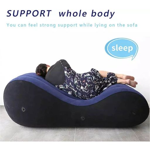 Magic Pillow - Felfújható szex szófa - nagy kék