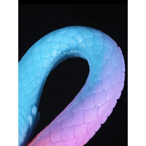 OgazR XXL Eel - fluoreszkáló anál dildó - 47 cm pink
