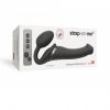 Strap-on-me M - felcsatolható vibrátor - közepes fekete Strap-on-me M - felcsatolható vibrátor - közepes fekete