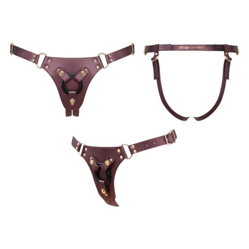 / Strap-on-me - alsó felcsatolható dildóhoz - XS-XXL (barna)