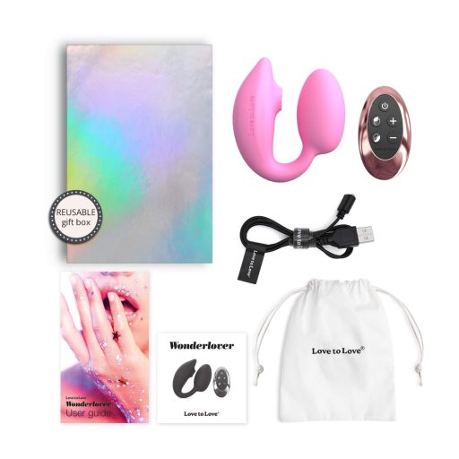 Love to Love Wonderlover - csiklóizgató G-pont vibrátor (pink)