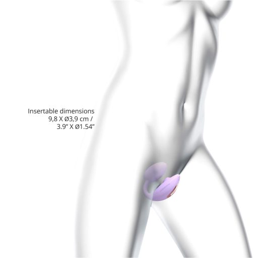 Love to Love Wonderlover - csiklóizgatós G-pont vibrátor mályva