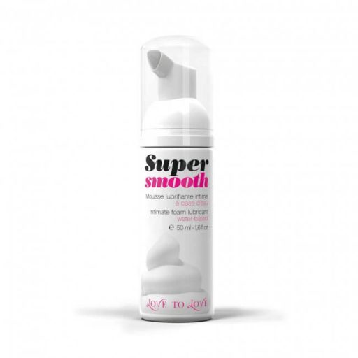 Love to Love Super Smooth - vízbázisú síkosító hab 50ml