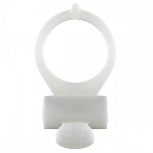 Dorcel - foszforeszkáló vibrációs péniszgyűrű fehér