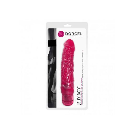 Dorcel Jelly Boy - zselés, élethű vibrátor pink