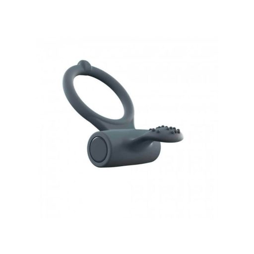 Dorcel Power Clit Plus - akkus, vibrációs péniszgyűrű fekete