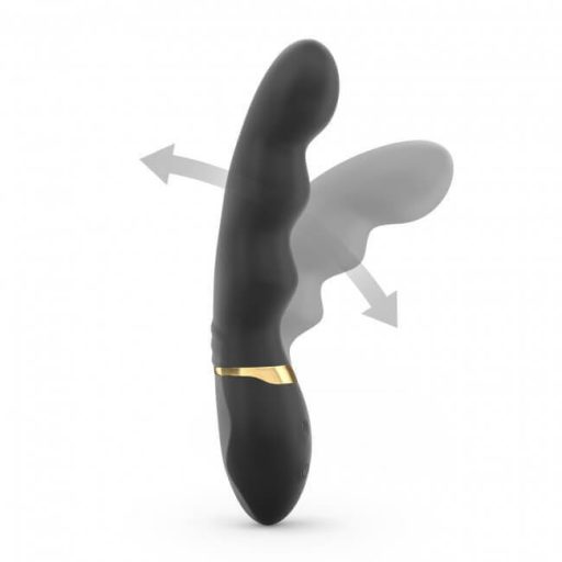 Dorcel Too Much 2.0 - akkus, 3 motoros vibrátor fekete-arany