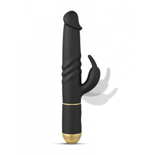Dorcel Furious Rabbit 2.0 - lökő csiklókaros vibrátor fekete