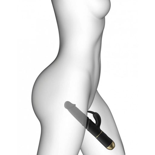 Dorcel Furious Rabbit 2.0 - lökő csiklókaros vibrátor fekete
