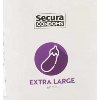Secura Padlizsán - extra nagy óvszer - 60mm (1db)