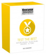 Secura Test the Best - óvszer válogatás (100db)