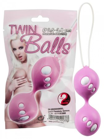 Twin Balls - gésagolyó duó (pink)