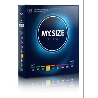 My.Size PRO - egyedi méretű óvszer - 53 mm (3 db)