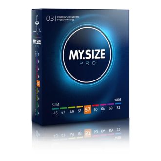 My.Size PRO - egyedi méretű óvszer - 57 mm (3 db)