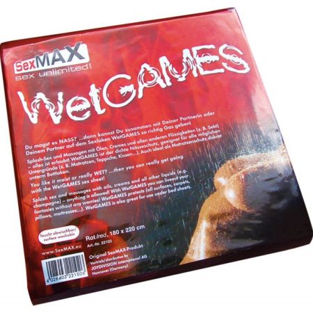 SexMAX Wet Games fényes lepedő 180x220