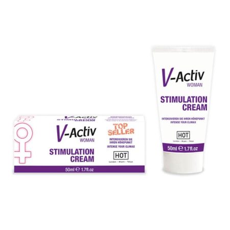 HOT V-Activ - stimuláló, izgató hatású krém nőknek