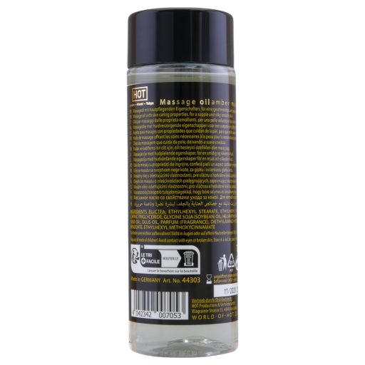HOT bőrápoló masszázsolaj - borostyán pézsma (100 ml)