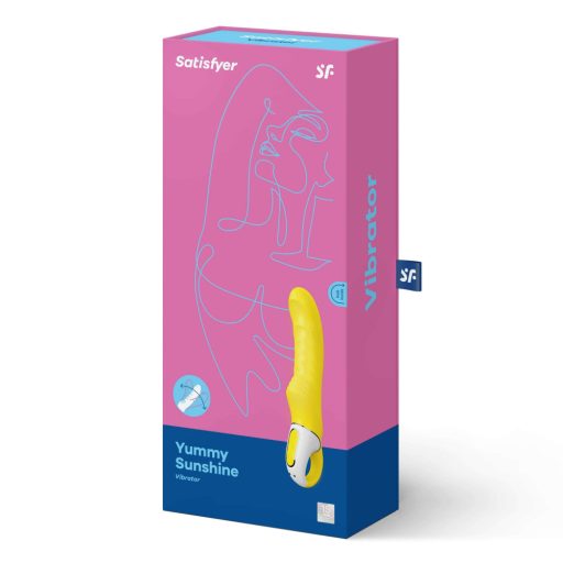 Satisfyer Yummy Sunshine - vízálló G-pont vibrátor (sárga)
