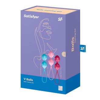 Satisfyer V Balls - gésagolyó duó szett (3 részes)